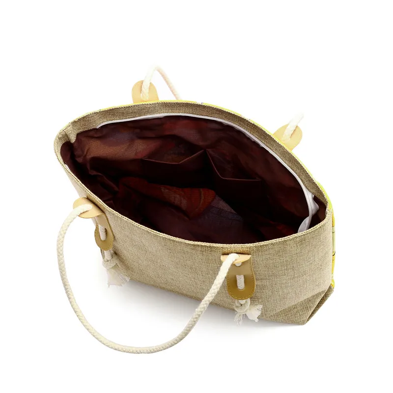 Fashion Tote Bags for Women Summer Beach Shoulder Bag Luxury Handbags Women Bags Designer Large Capacity Handbag Sac A Main