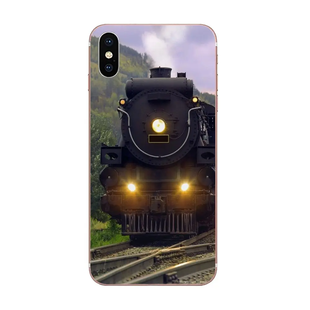 Мягкий Кап винтажная железная дорога дорожный плакат для huawei P7 P8 P9 P10 P20 P30 Lite Mini Plus