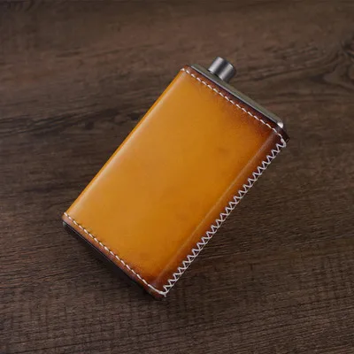 Ti9306 And Holster Keith титановая фляжка, кувшин, портативный винный горшок для виски, спортивный кувшин, чистый титановый винный горшок с воронкой, походная посуда - Цвет: Ti9306 And Holster