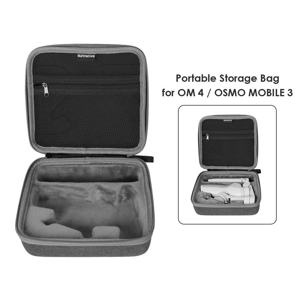 

Portable Drone Storage Bag Handbag Outdoor Travel Carrying Case Bag Hard Shell Box for DJI OM 4 SE/OM 4/Osmo Mobile 3 Gimbal
