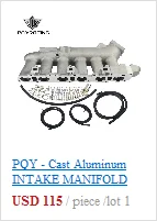 Pqy-алюминиевый впускной коллектор K24A2 K20Z3 для Honda Civic 06-11 Acura TSX 04-08 PQY-IM52