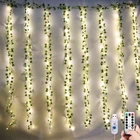 Светодиодная гирлянда с плющовым плюшем, занавеска-занавеска для гостиной с дистанционным управлением, USB-светильник, рождественские, свадебные украшения, 3*2 м