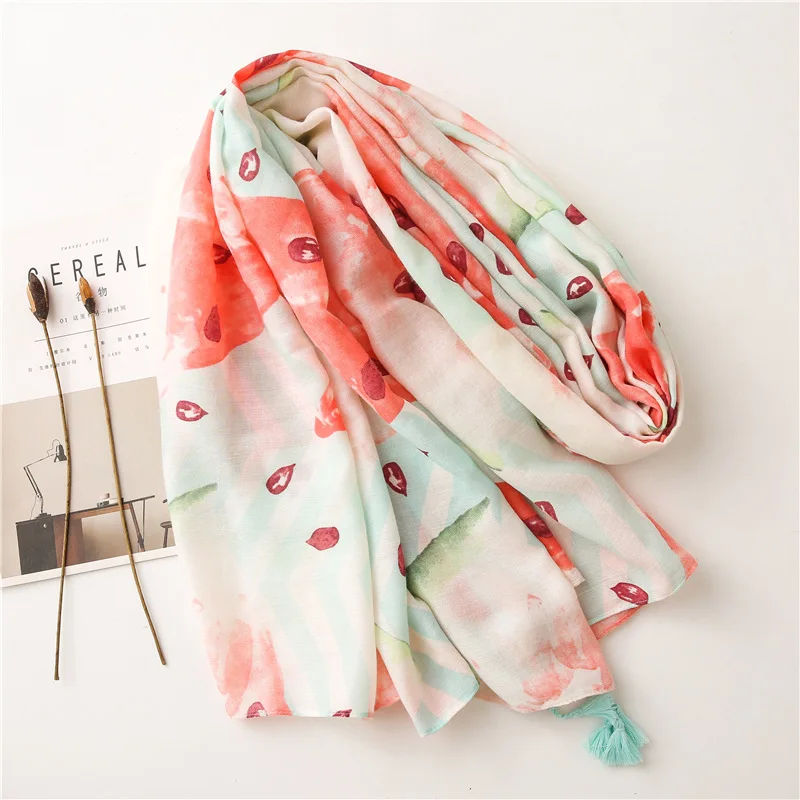 

New 2020 Women Scarf Fashion Cotton Feeling Brand Viscose Spring Winter Warm Scarves Hijabs Beach Pashmina Foulard Bandana