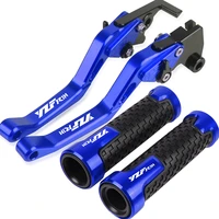 for yamaha yzfr1r1mr1s 2015 2018 2017 2016 motorcycle accessories short brake clutch levers handlebar hand grips with logo