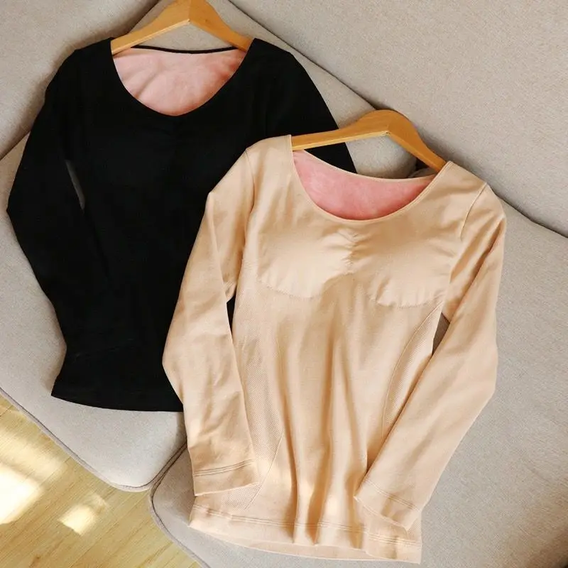 Зимнее женское эластичное бархатное плотное термобелье кружевное нижнее белье с