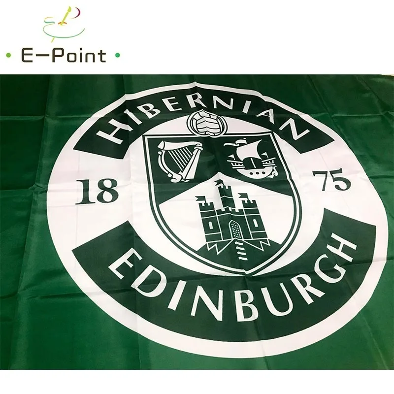 Флаг шотland Hibernian FC 3 фута* 5 футов(90*150 см) размер рождественские украшения для домашнего флага баннер подарки