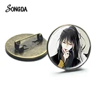 Брошь Mo Dao Zu Shi из серии аниме, неприрученное стекло, художественное изображение, Нагрудный значок, Wei Wuxian Lan Wangji значки с героями мультфильмов для сумки, одежды