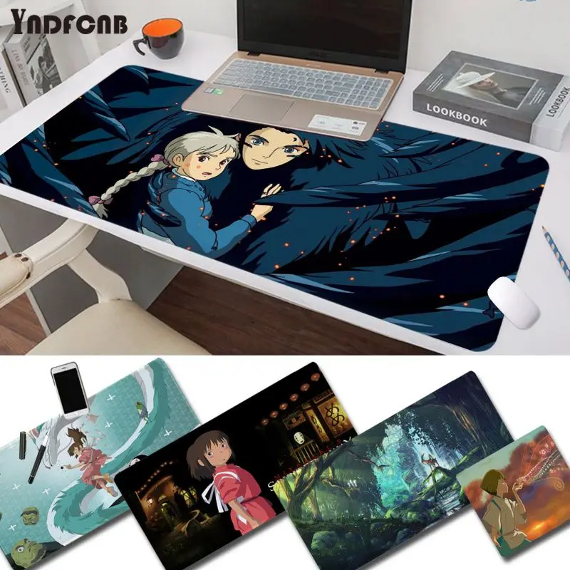 

Прочный Настольный коврик для мыши YNDFCNB Studio ghiсот, мышь с изображением персонажей из мультфильма «Унесенные призраками», размер для Cs Go LOL, иг...