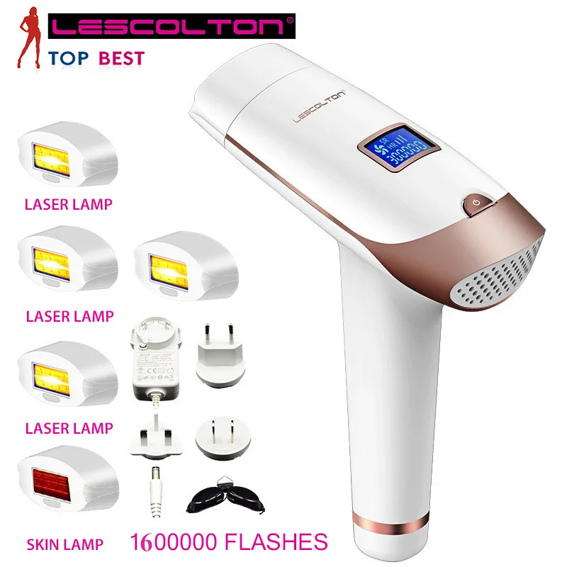 Lescolton 4in1 1300000shot T009i Home Pulsed Light IPL Laser Epilator Shaving Painless Permanent Hair Removal Device enlarge