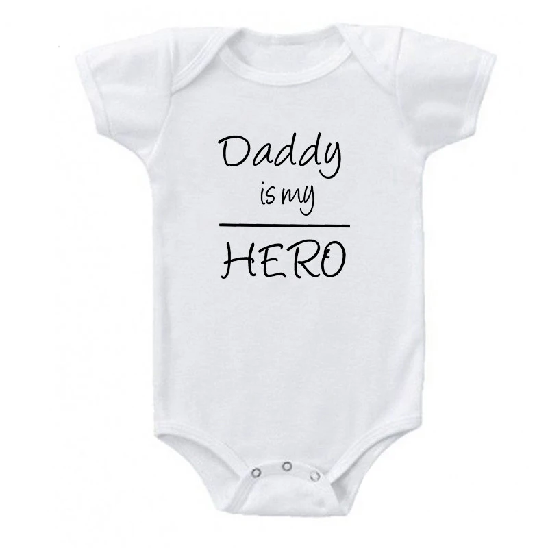 Комбинезон детский из хлопка с принтом DAD Is My Hero | Мать и ребенок