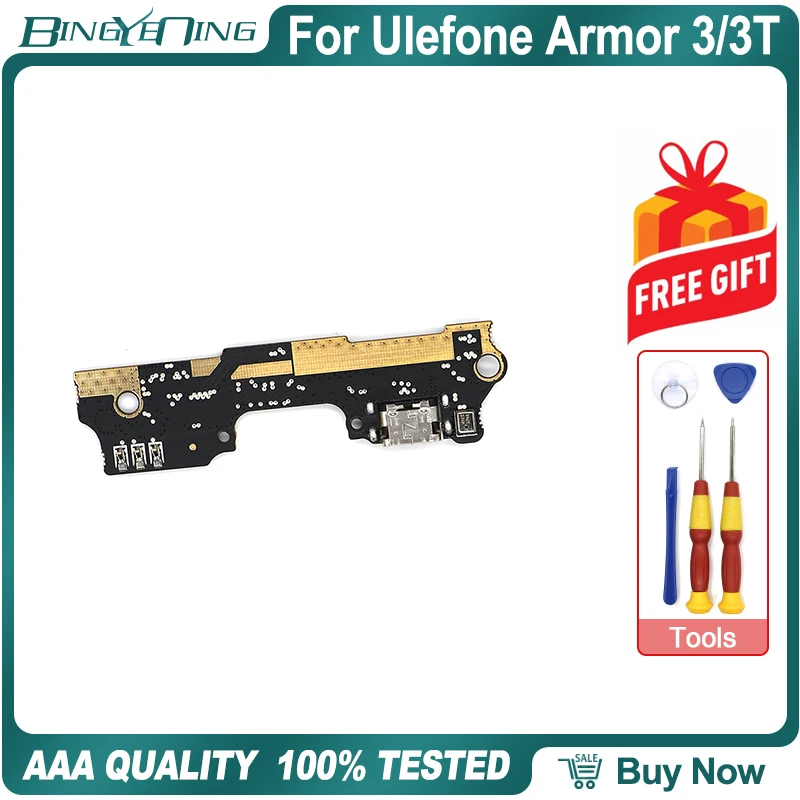 Для Ulefone Armor 3/3t USB плата с зарядным портом Громкоговоритель зуммер динамик коробка Ремонт Запчасти