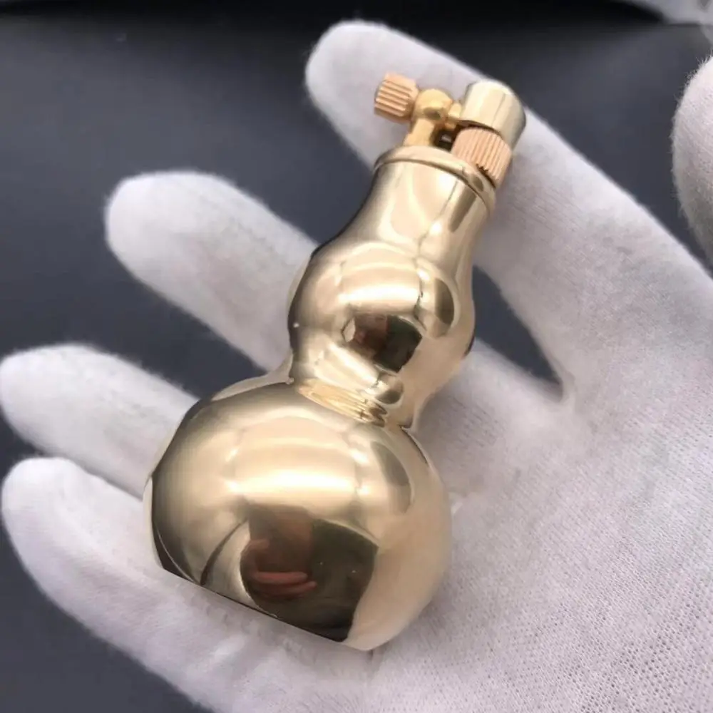 Винтажная Тыква металлическая латунная зажигалки для бензина|Аксессуары