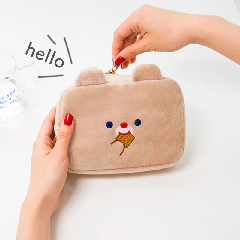 

waffle confetti cosmetic bag plastic