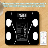 body fat scale smart wireless digital bathroom weight scale body composition analyzer with smartphone app bluetooth compatible