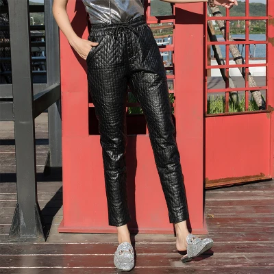 

Top brand New Fashion 2020 Real Sheep Leather Pants BP48 high quality