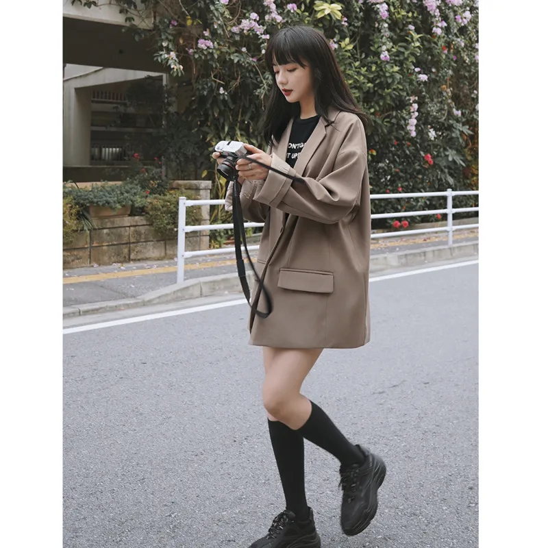 

Casual Small Suit Coat Women's 2021 Spring And Autumn New Korean Loose Chic Net Red Korean Suit Top Wm*