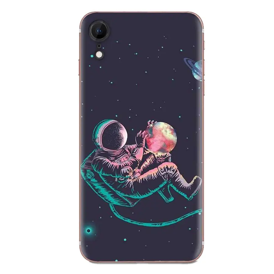 Подвеска в виде космонавта и планеты космическая Вселенная Луна для Xiao mi 3 4 4C 4i 5 5S