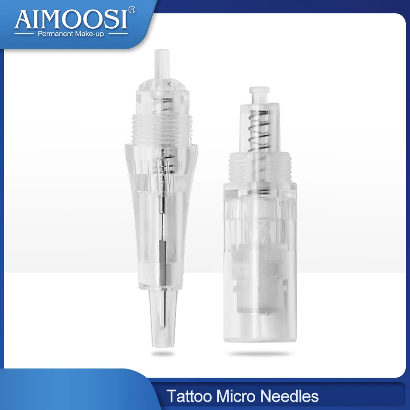 100 шт татуировки иглы для Перманентный макияж бровей и средства ухода за губами