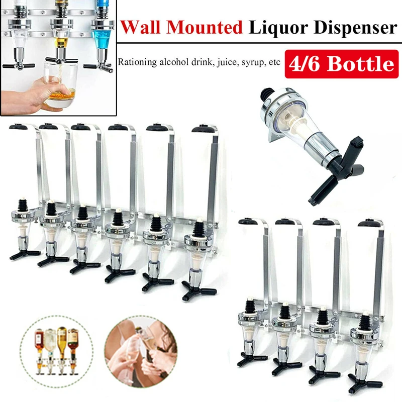 4/6 бутылка барный напиток ликер Диспенсер держатель алкогольный выстрел