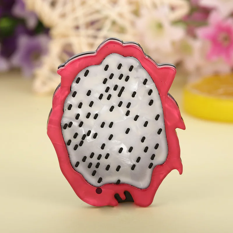 Blucome Vivid Pitaya Dragon броши в форме фруктов булавка женская детская одежда аксессуары