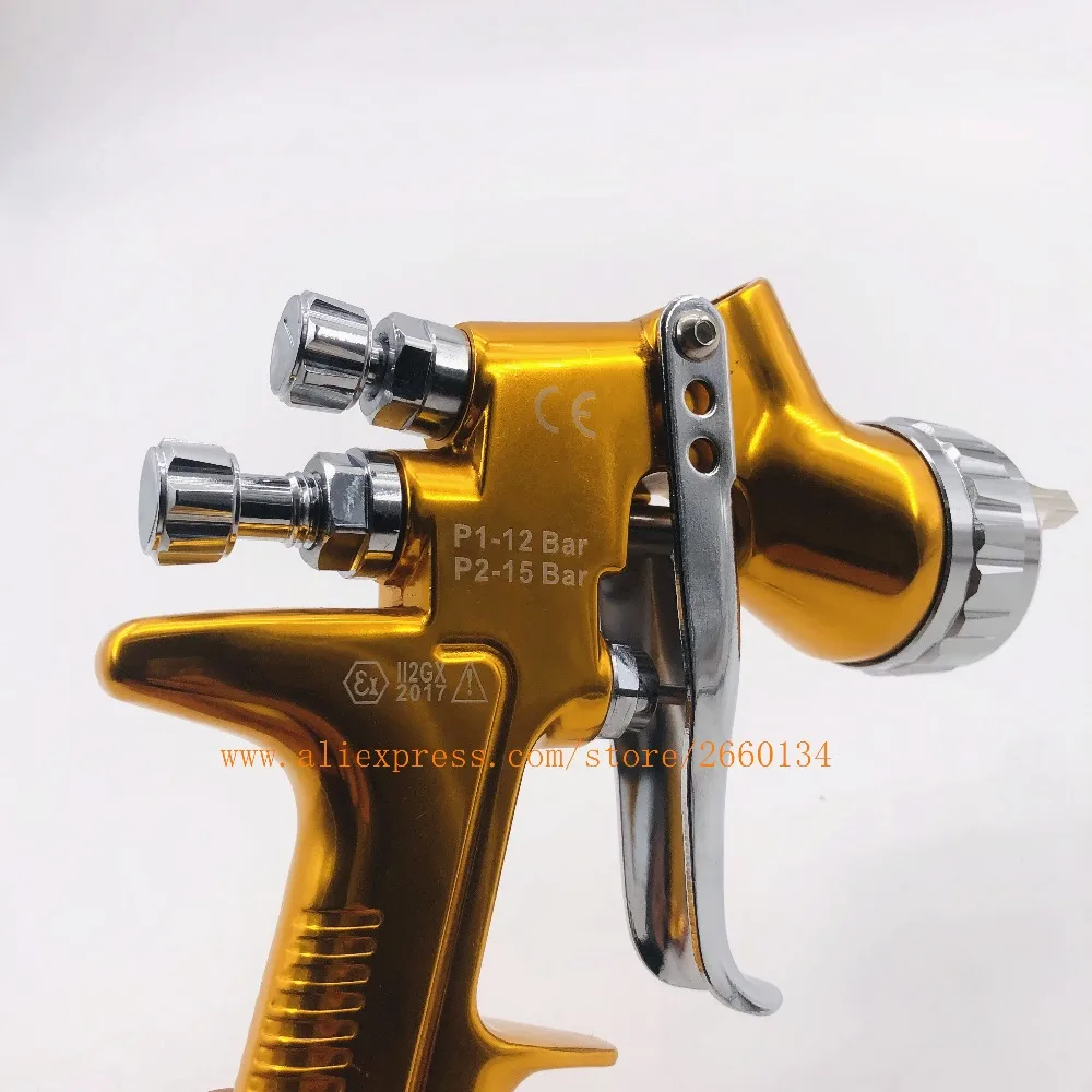 Ограниченная серия gold GFG Pro TT Профессиональный распылитель HVLP автомобильная краска самоокраска эффективный распылитель