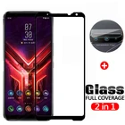 2 в 1 закаленное стекло для Asus ROG Phone 3 Защитная пленка для экрана для камеры Asus ROG Phone 3 Защитная стеклянная пленка для объектива