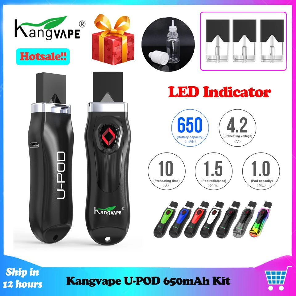 Оригинальный набор Kangvape для вейпа с аккумулятором 650 мА · ч 0 7 мл электронная