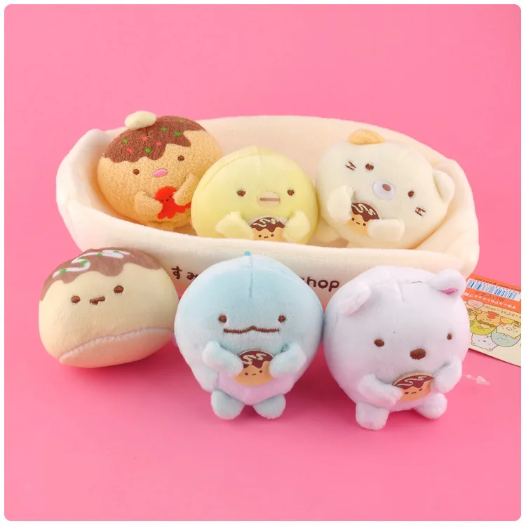 1 компл. Каваи японский Sumikko Gurashi уголок био плюшевый брелок-подвеска мягкий мультфильм уголок создание мягкие животные игрушки куклы