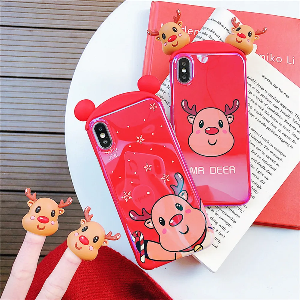 Новое поступление Веселый Чехол для телефона с рождественским рисунком iphonei6 7 8