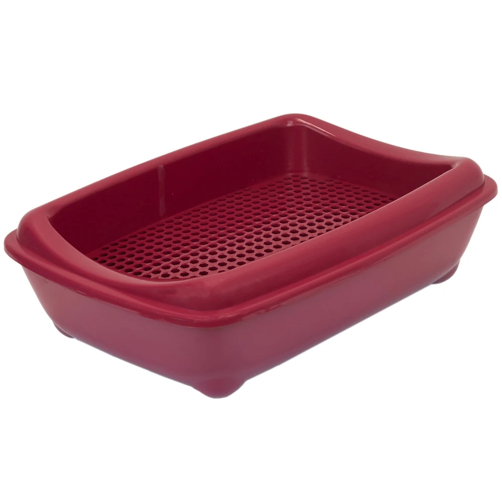 Туалет лоток для кошек с рамкой-сеткой PetTails глубокий (под наполнитель) 43*30*12см |