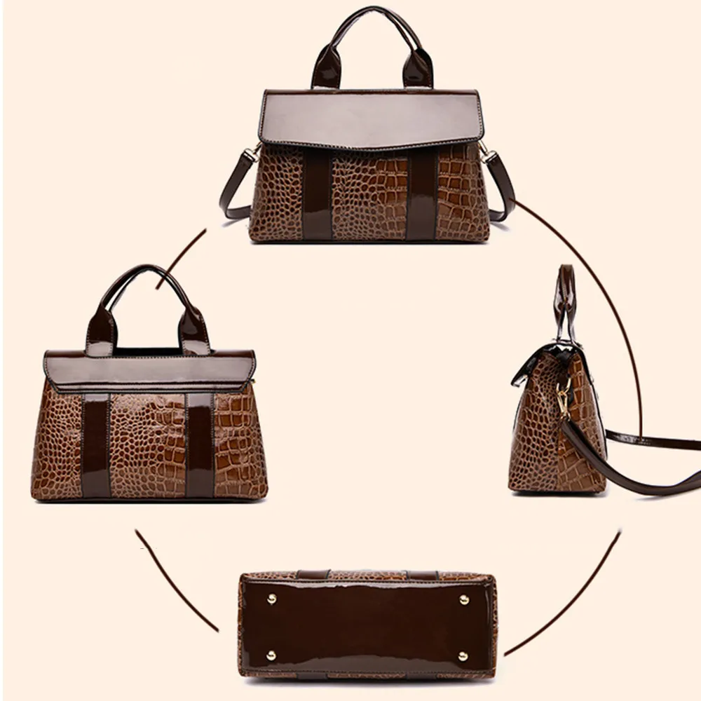 2 комплекта роскошных сумок женские сумки дизайнерская Высококачественная