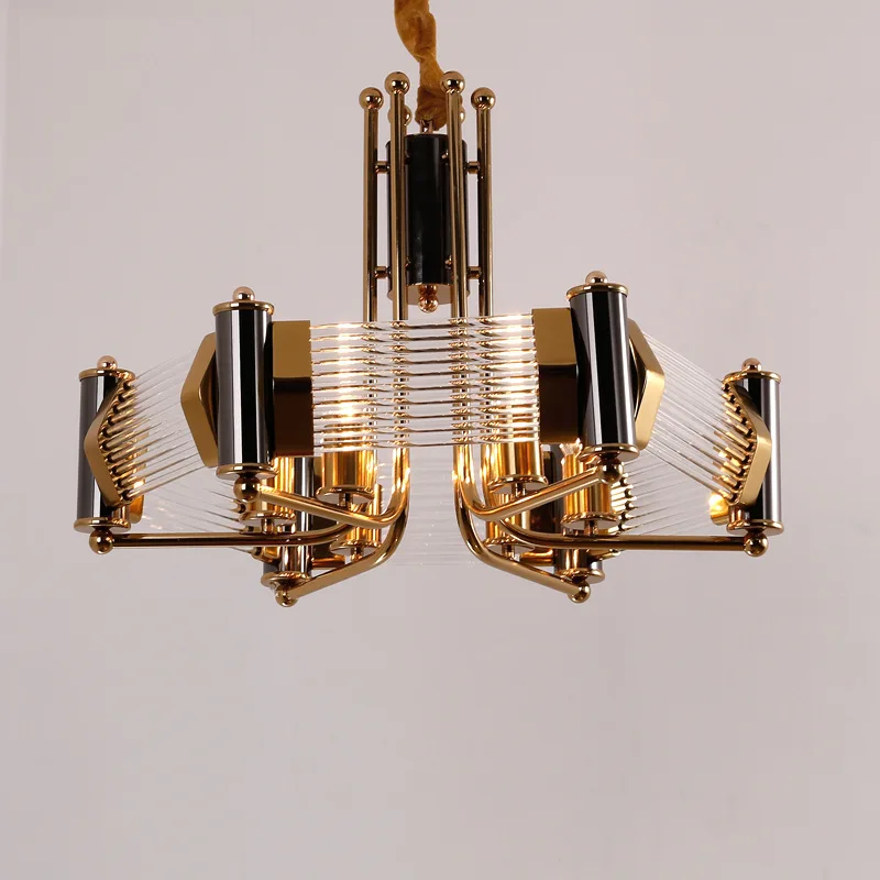 Европейская бронзовая подвесная люстра в античном дизайне роскошное