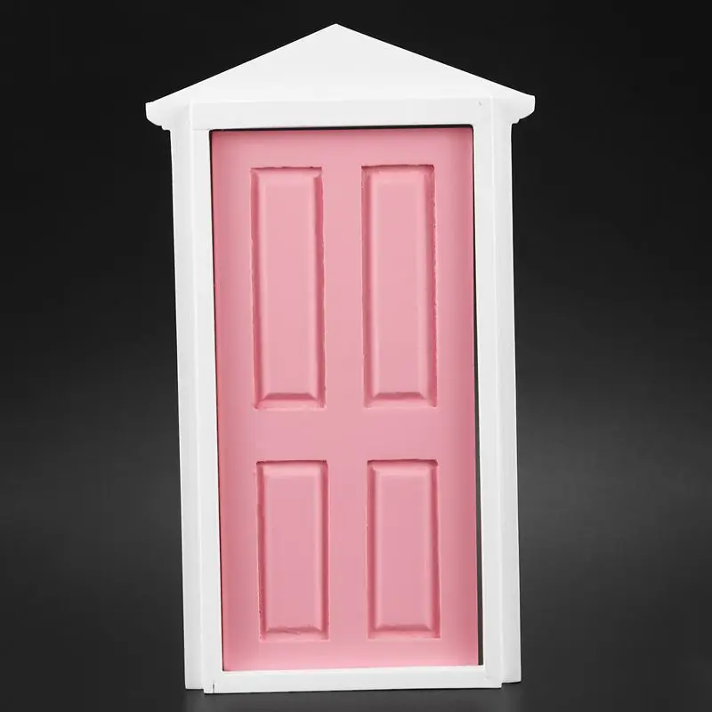 

Miniature Doll Houses Games Toys Wooden Door with Hardware