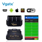 Диагностический сканер Vgate iCar Pro, Wi-Fi OBD2 Elm 327 iCar Pro Wi-Fi v1.5 для AndroidIOS, сканер для автомобиля, телефона