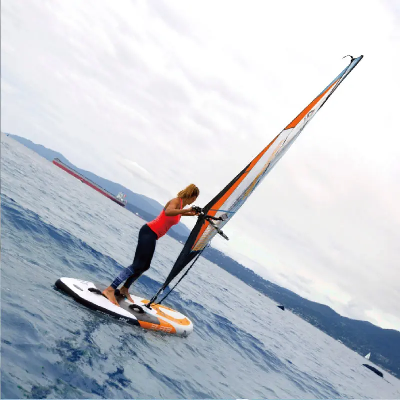 Надувная sup-доска 330*80*15 см надувная стоячая доска для серфинга windsail 5m2 sail | Спорт и
