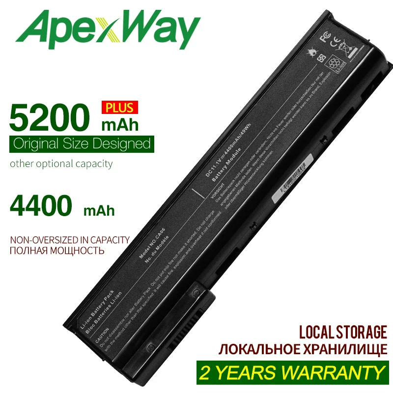 

ApexWay 6 Cells 4400mAhLaptop Battery for HP ProBook 650 CA06 640 645 650 655 G1 G0 CA09 CA06XL HSTNN-DB4Y HSTNN-LB4X HSTNN-LB4Y