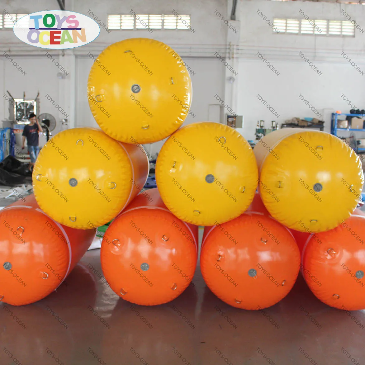 Надувной воздушный маркер желтого цвета надувная трубка/ПВХ надувные плавающие