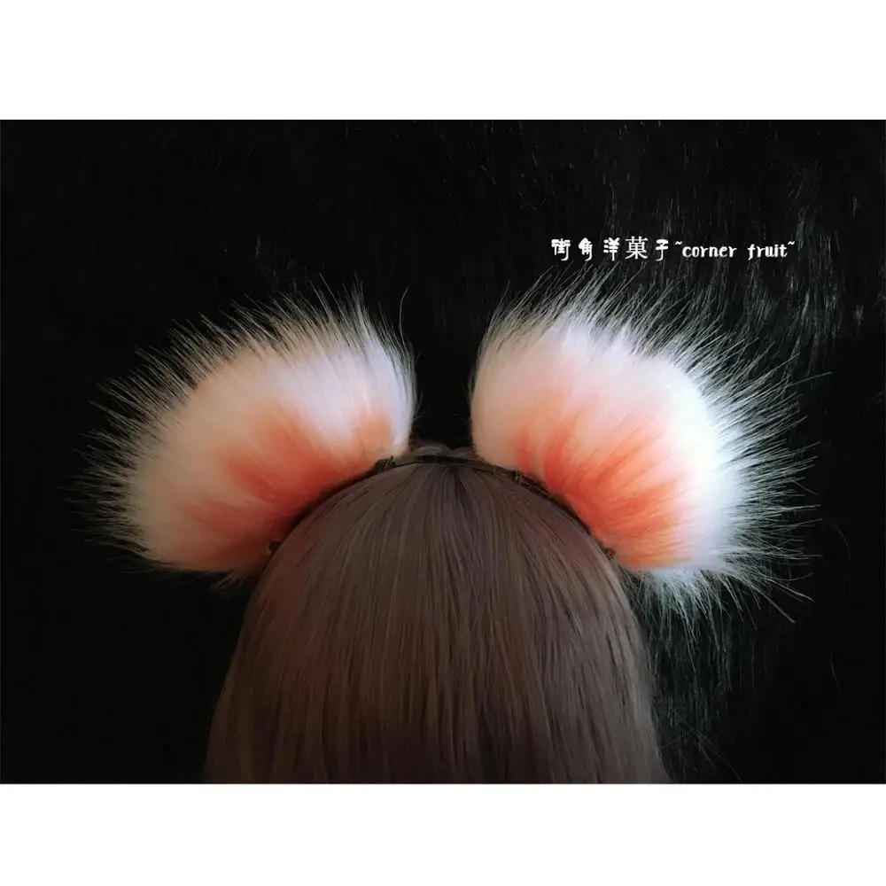 Головной убор ручной работы с снежным леопардом обруч для волос косплея KC