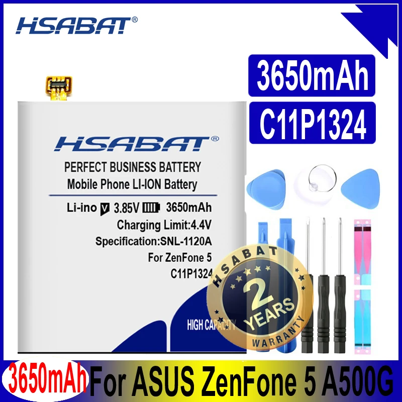 HSABAT 3200 мА/ч Батарея Применение для ASUS ZenFone 5 A500G Z5 A500 A500CG A501CG A500KL C11P1324 | Мобильные