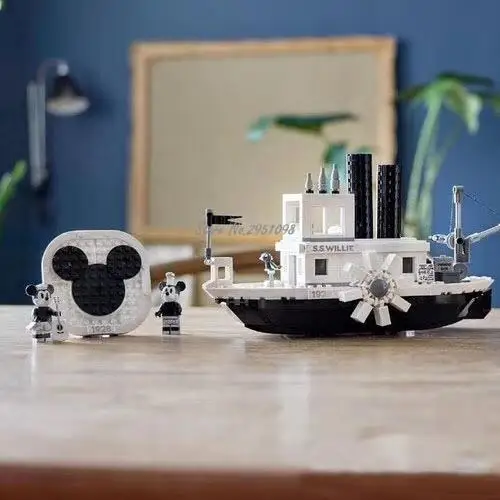 LP 16062 Creator Expert Ideas фильмы серия Steamboat Willie строительные блоки кирпичи детские