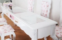 European manicure table single double manicure table three manicure table white lacquer table chair set nail table