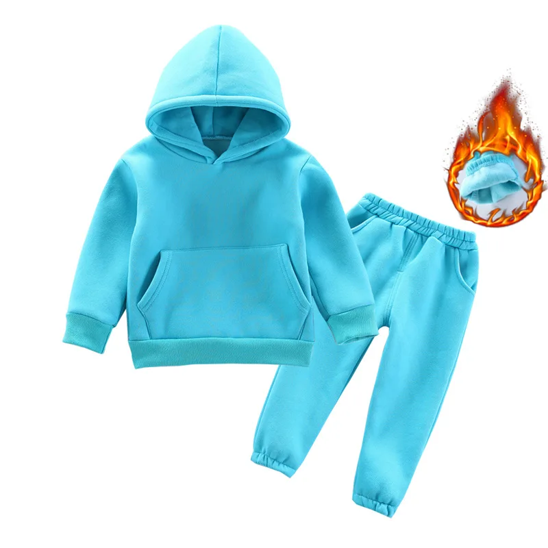

Boys Clothes Sets Autumn Winter Children Cotton Hoodies Pants 2pcs Tracksuits For Baby Kids Casual Sports Suits Toddler Outfits
