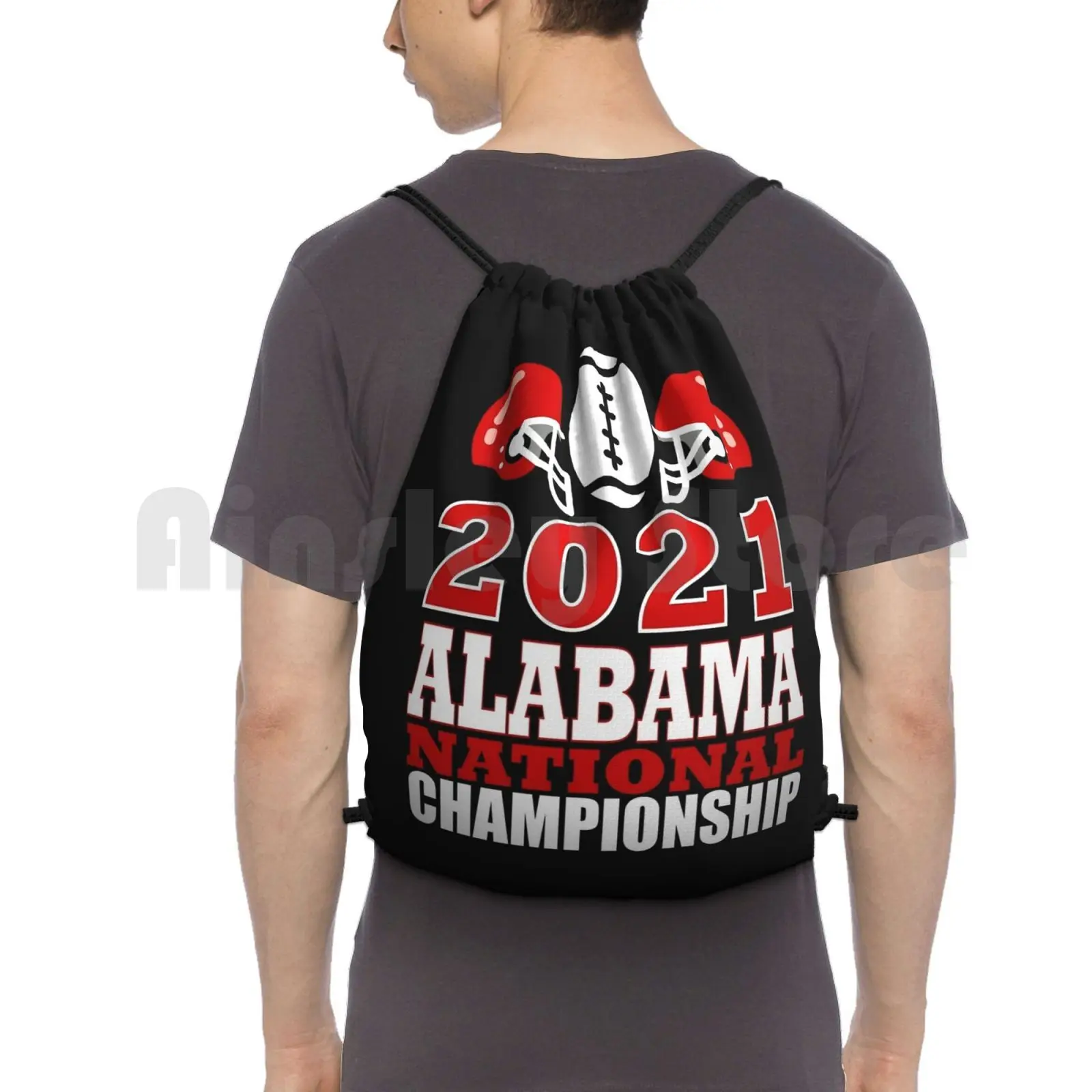 

National Backpack Drawstring Bag Riding Climbing Gym Bag National Football Sports Contact Sports Sports 2021 Sports Helmet
