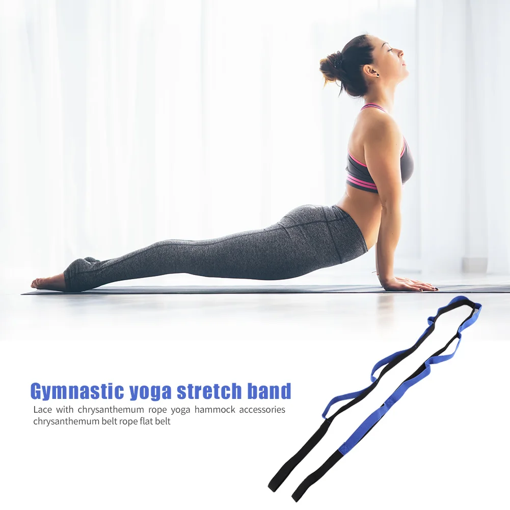 

Gymnastics Latin Dance Training Stretch Tension Band Fitness Exercise Pilates Yoga Elastic Resistance Strap