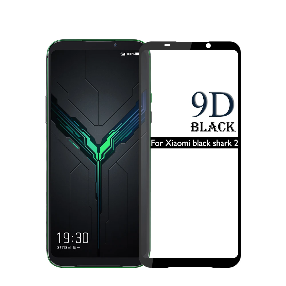 9D Защита экрана для Xiaomi Black Shark 2 стекло закаленное Стекло полное | Стёкла и плёнки для телефонов -4000068748663