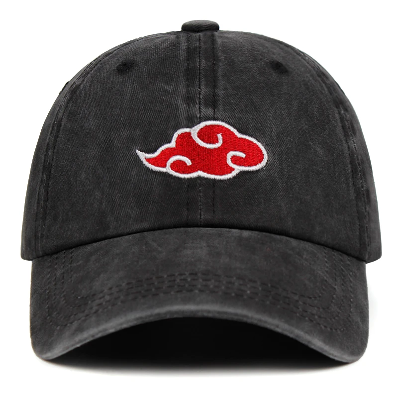 

Washed denim dad hat Anime 100% Cotton embroidery Baseball Cap Snapback Unisex outdoor leisure cap