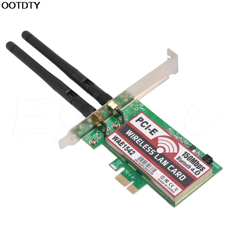 Bluetooth 4 0 беспроводной 50M PCI-E PCI Express карта WIFI сеть LAN Ethernet NIC | Компьютеры и офис