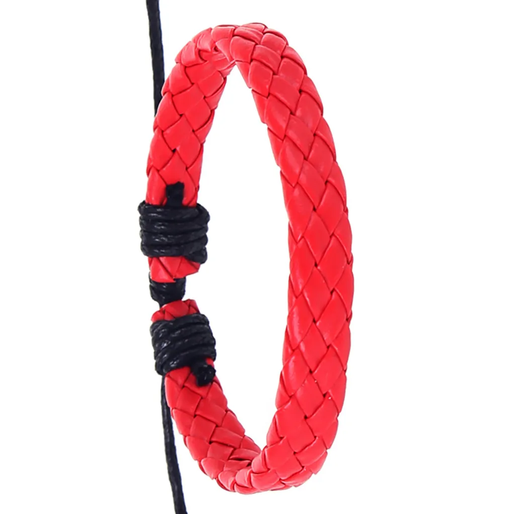 Мужской Ретро Простой модный плетеный браслет ручной работы из пеньковой