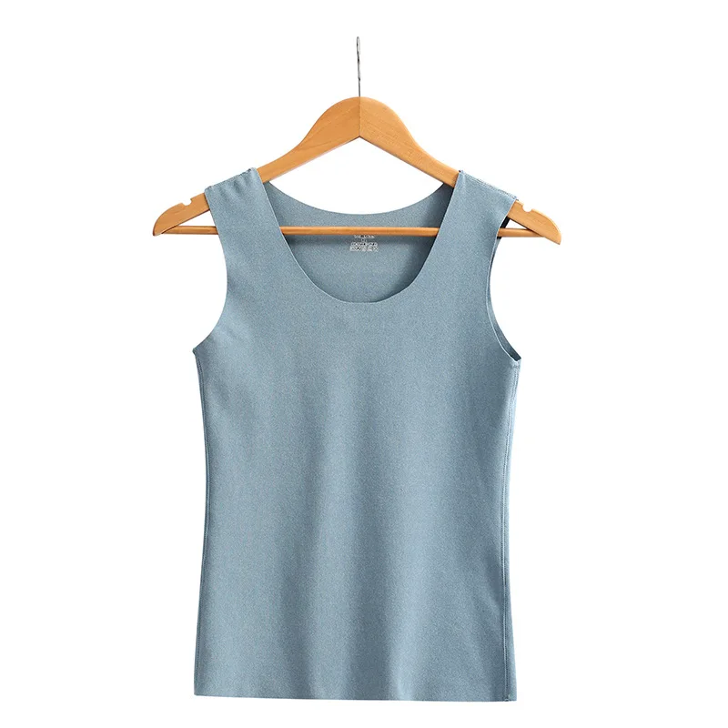 

Warm Vest Comfortable Plus Velvet Plus Size Thermal Underwear Men's Vest Ladies Winter Warmth Shaping Vest 4XL