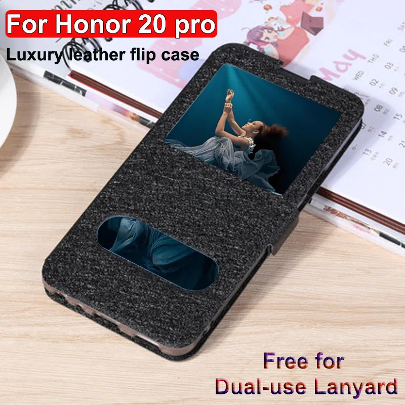 

Чехол-книжка для Huawei Honor 20 Pro, 20 pro, 20 Pro, из искусственной кожи